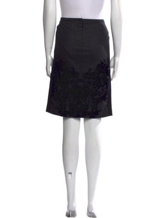 Roberto Cavalli Virgin Wool Knee-Length Skirt