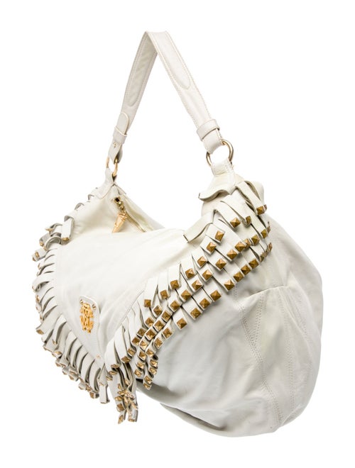 Roberto Cavalli Leather Top Handle Bag