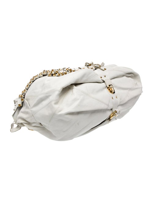 Roberto Cavalli Leather Top Handle Bag