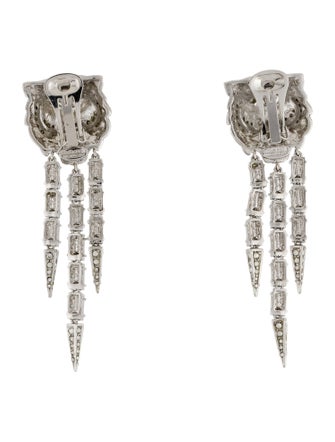 Roberto Cavalli Crystal Clip On Earrings