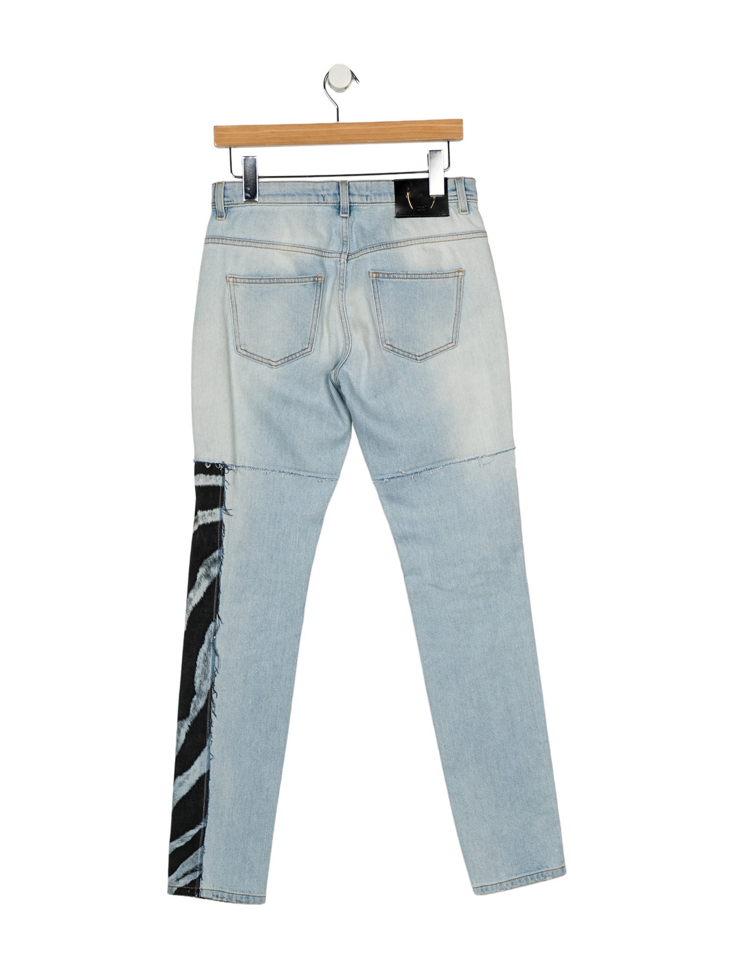 Roberto Cavalli Mid-Rise Straight Leg Jeans