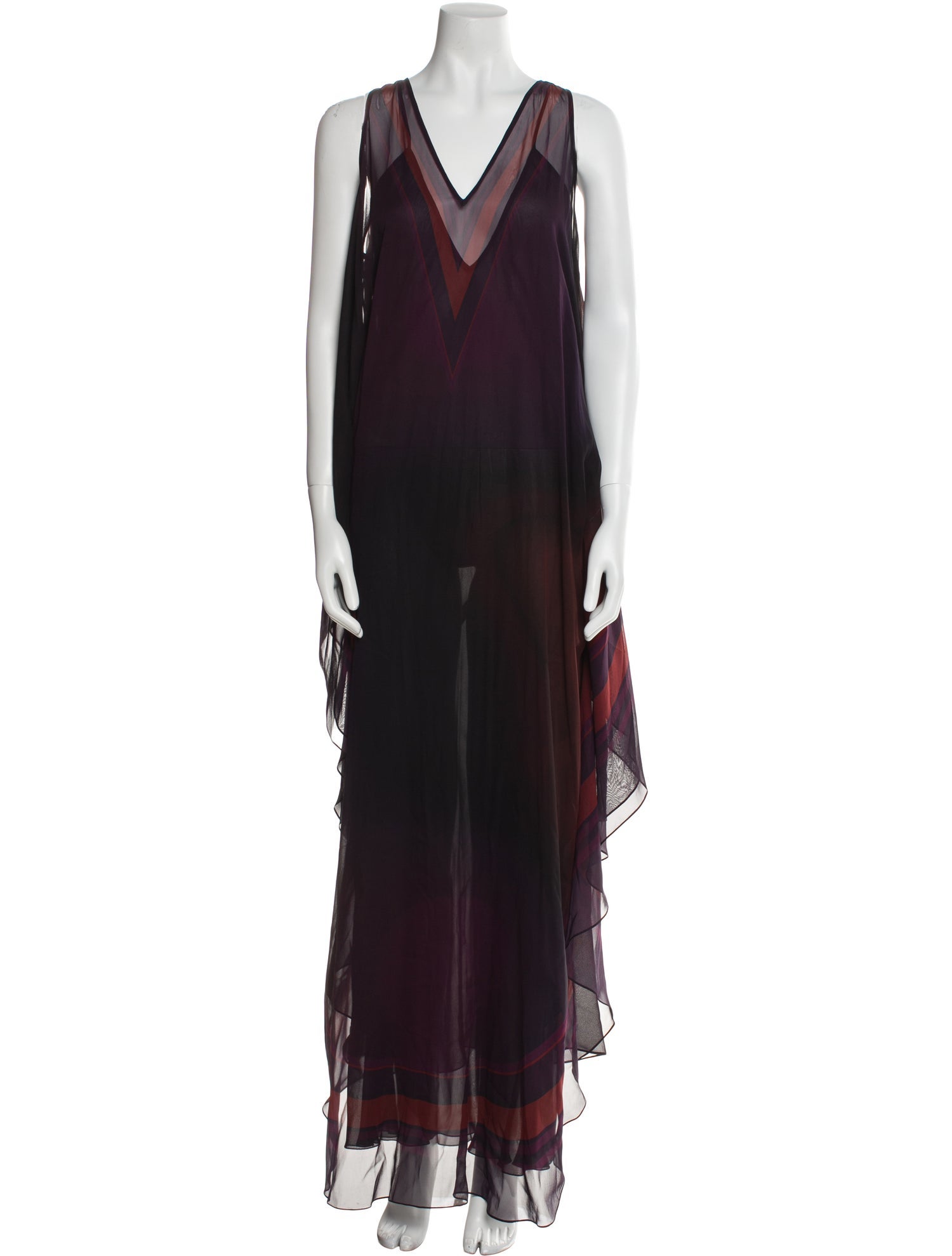 Roberto Cavalli Silk Long Dress w/ Tags