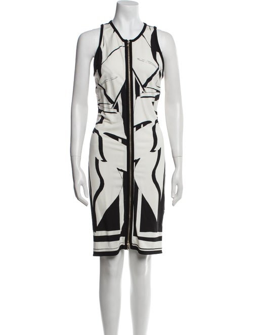 Roberto Cavalli Printed Knee-Length Dress
