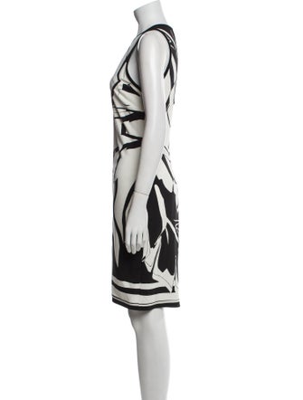 Roberto Cavalli Printed Knee-Length Dress