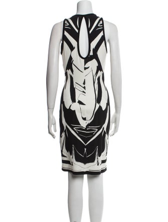 Roberto Cavalli Printed Knee-Length Dress