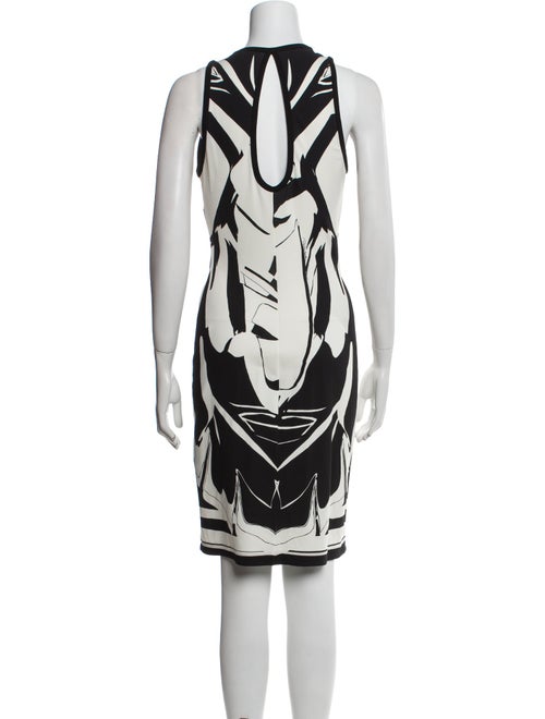 Roberto Cavalli Printed Knee-Length Dress
