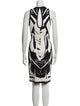 Roberto Cavalli Printed Knee-Length Dress