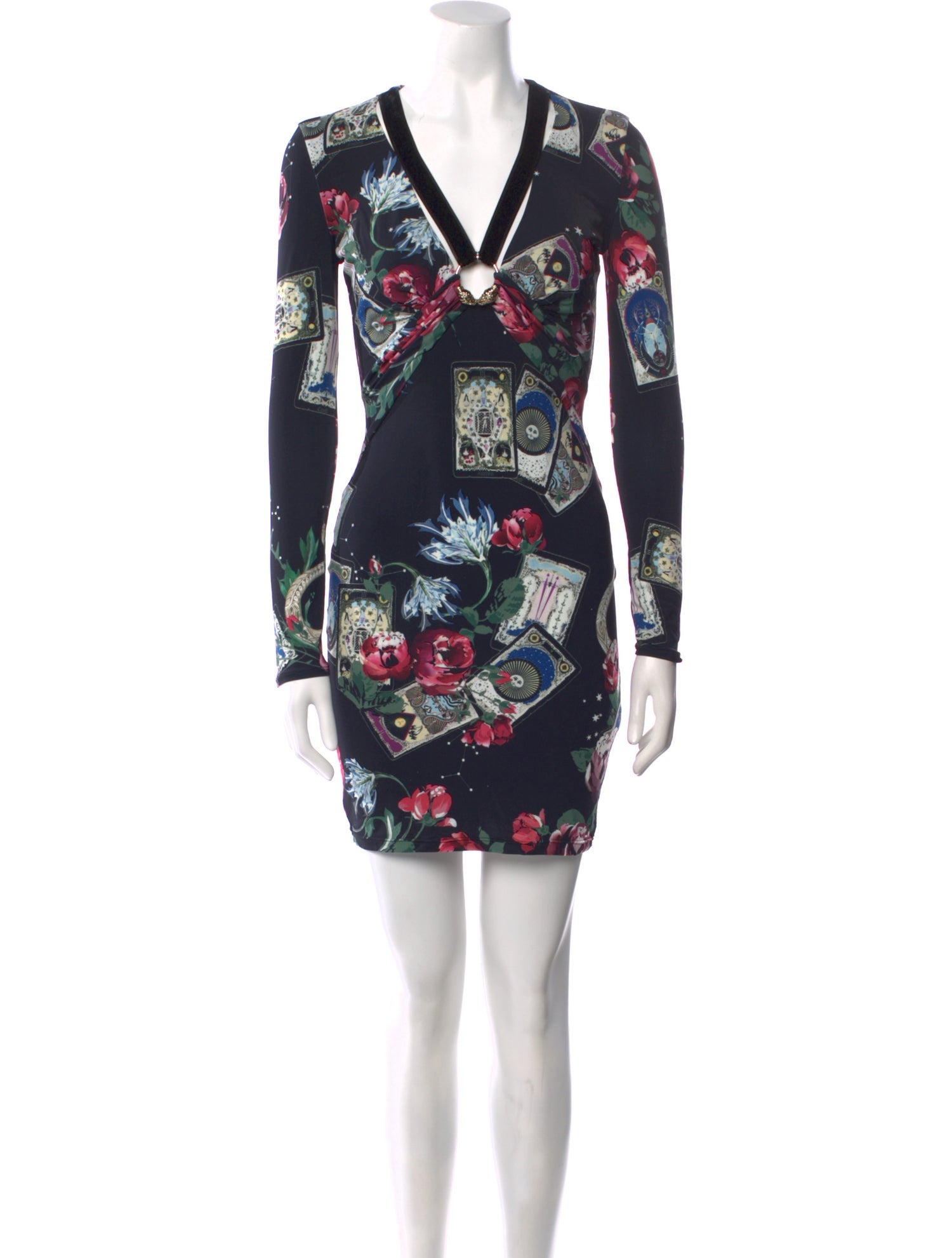 Roberto Cavalli Nylon Mini Dress