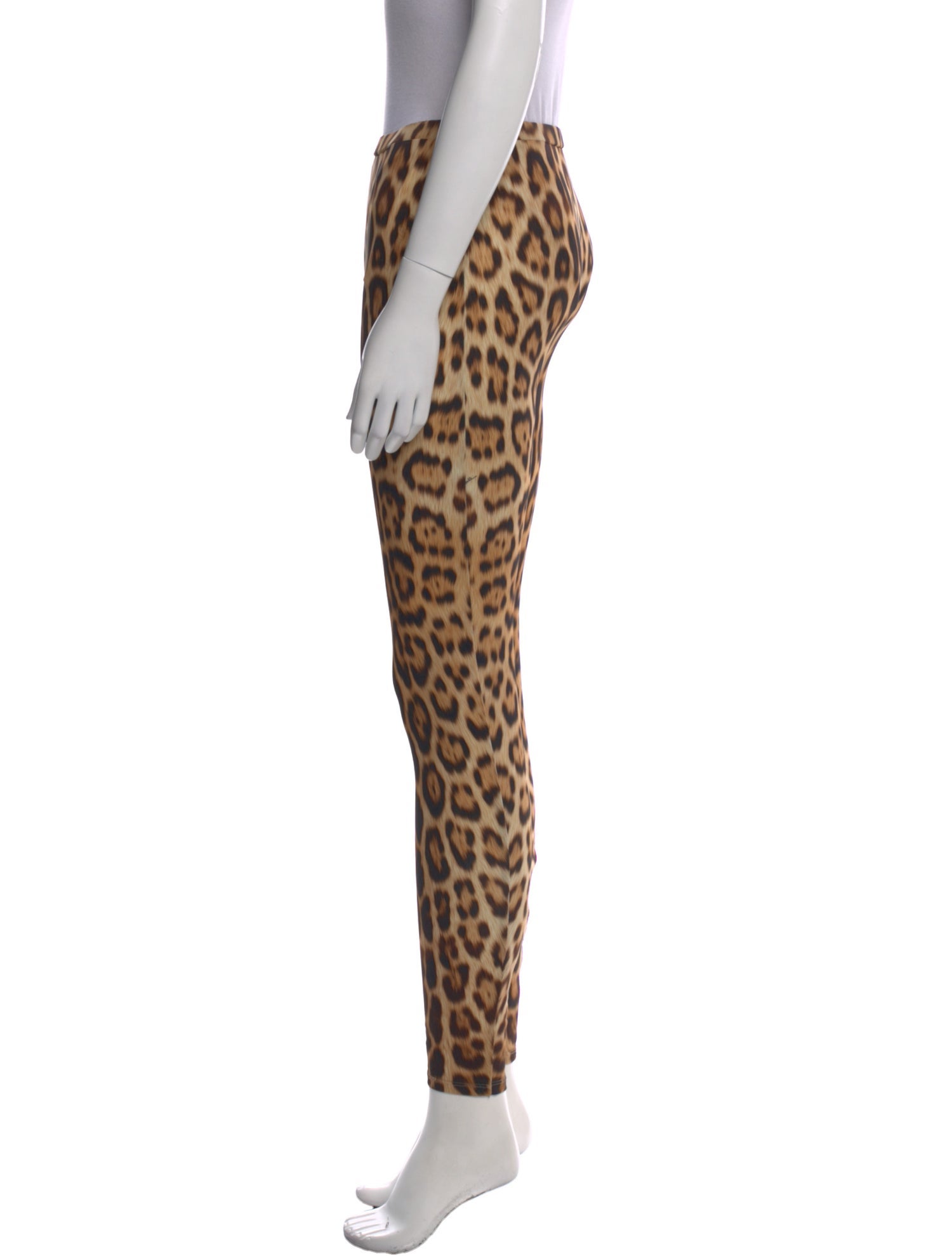 Roberto Cavalli Animal Print Skinny Leg Pants