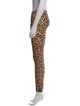 Roberto Cavalli Animal Print Skinny Leg Pants