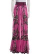 Roberto Cavalli Silk Long Skirt