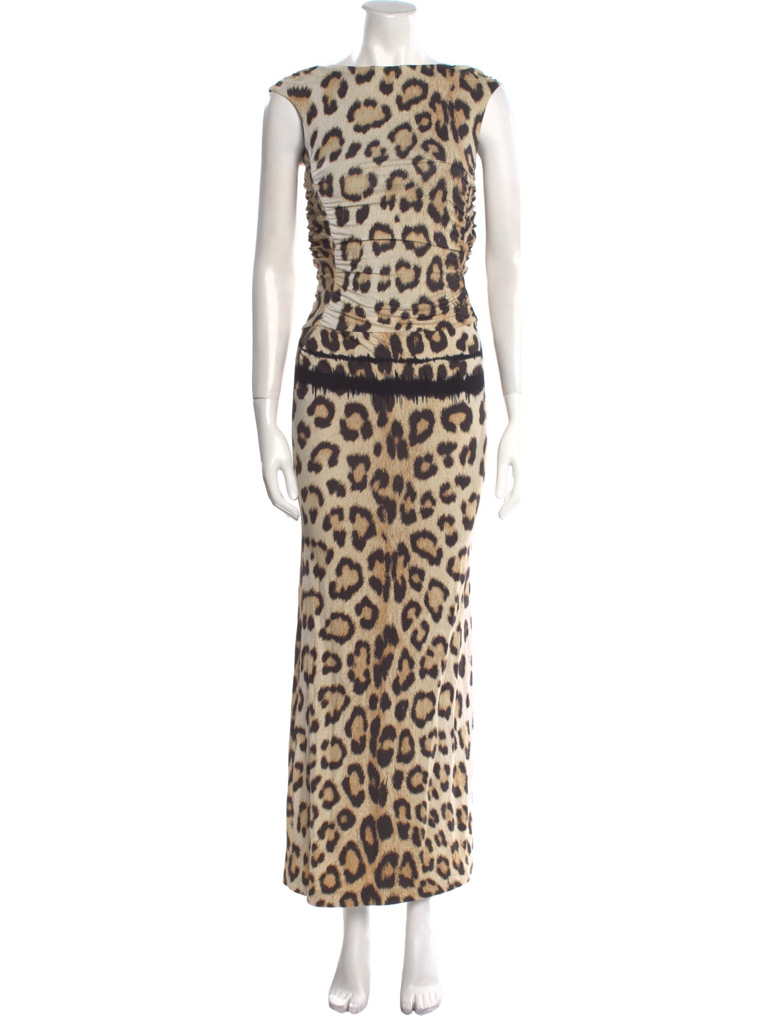Roberto Cavalli Nylon Long Dress