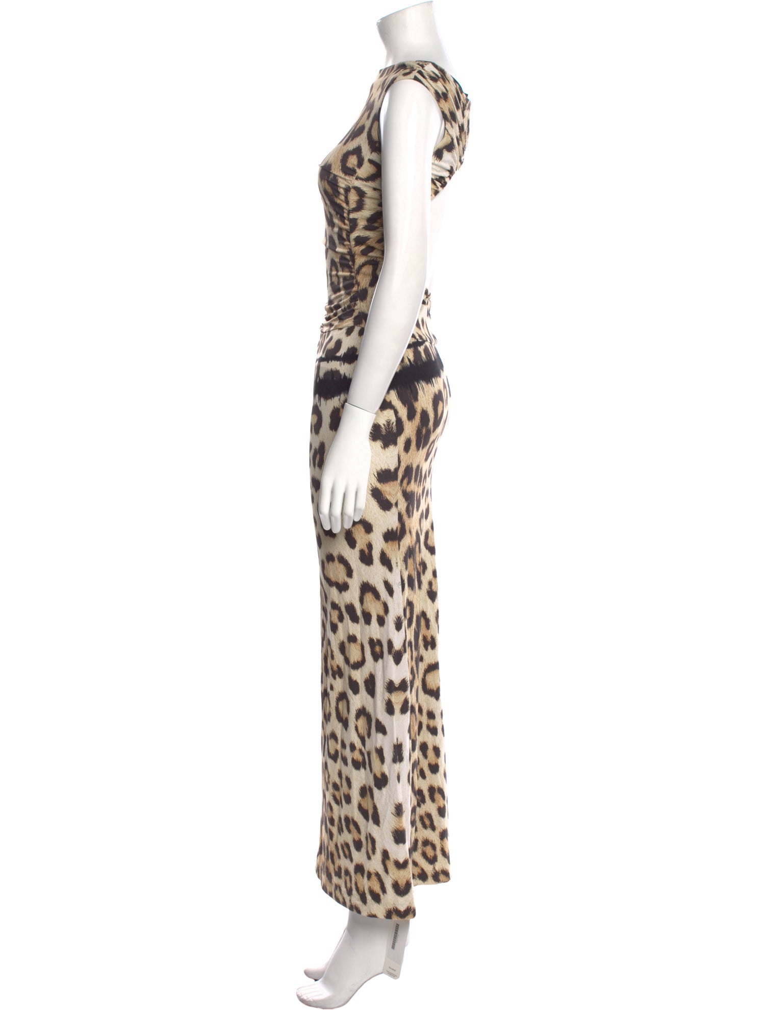 Roberto Cavalli Nylon Long Dress