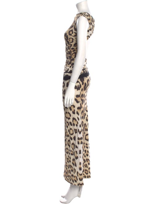 Roberto Cavalli Nylon Long Dress