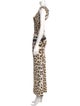 Roberto Cavalli Nylon Long Dress