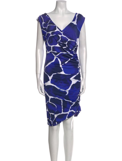 Roberto Cavalli Printed Knee-Length Dress