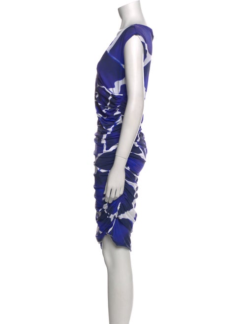 Roberto Cavalli Printed Knee-Length Dress