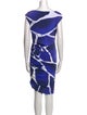 Roberto Cavalli Printed Knee-Length Dress