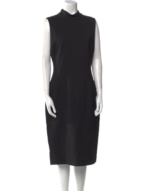 Roberto Cavalli Turtleneck Midi Length Dress