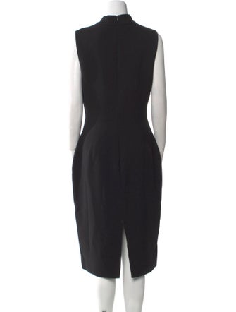 Roberto Cavalli Turtleneck Midi Length Dress