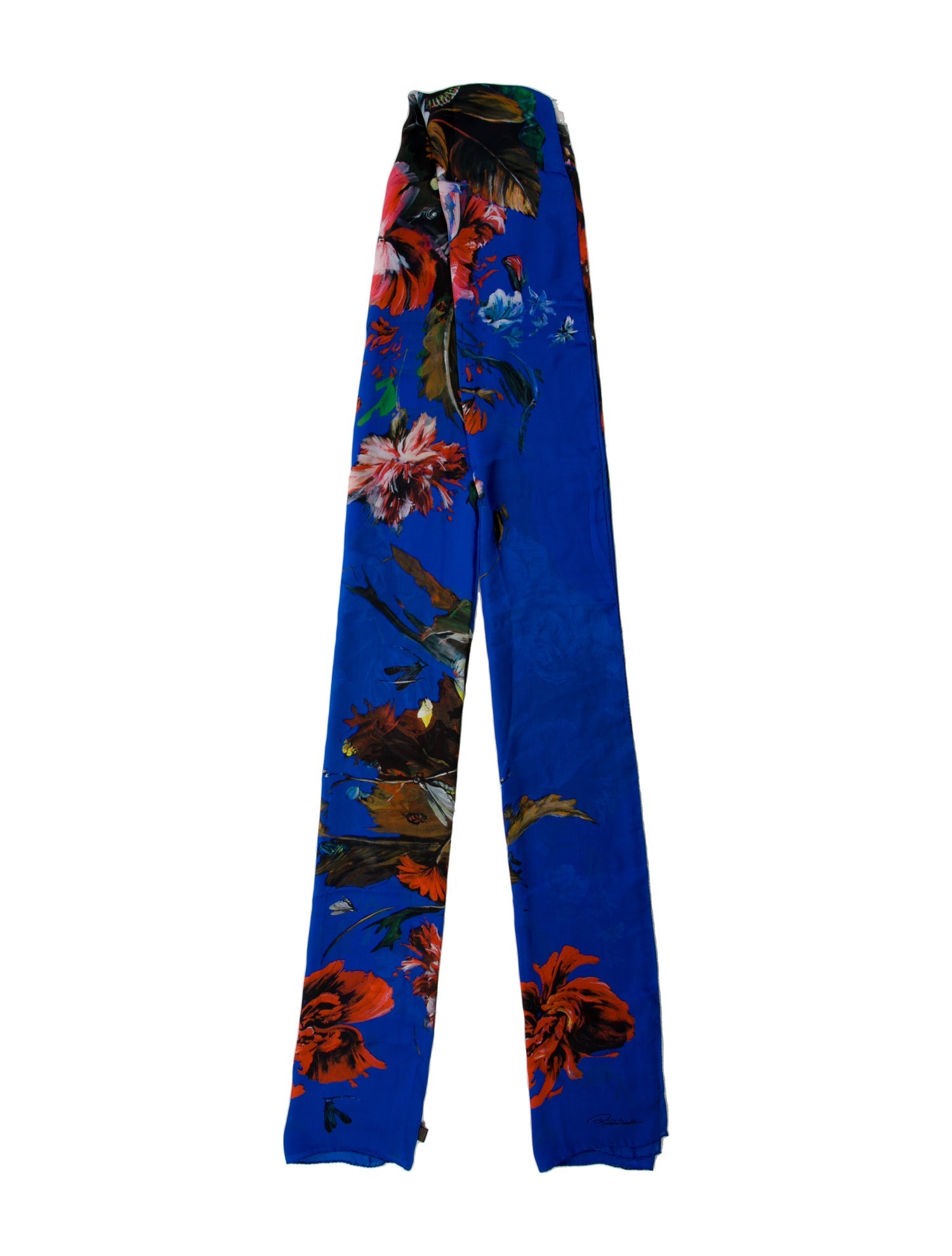Roberto Cavalli Silk Printed Scarf