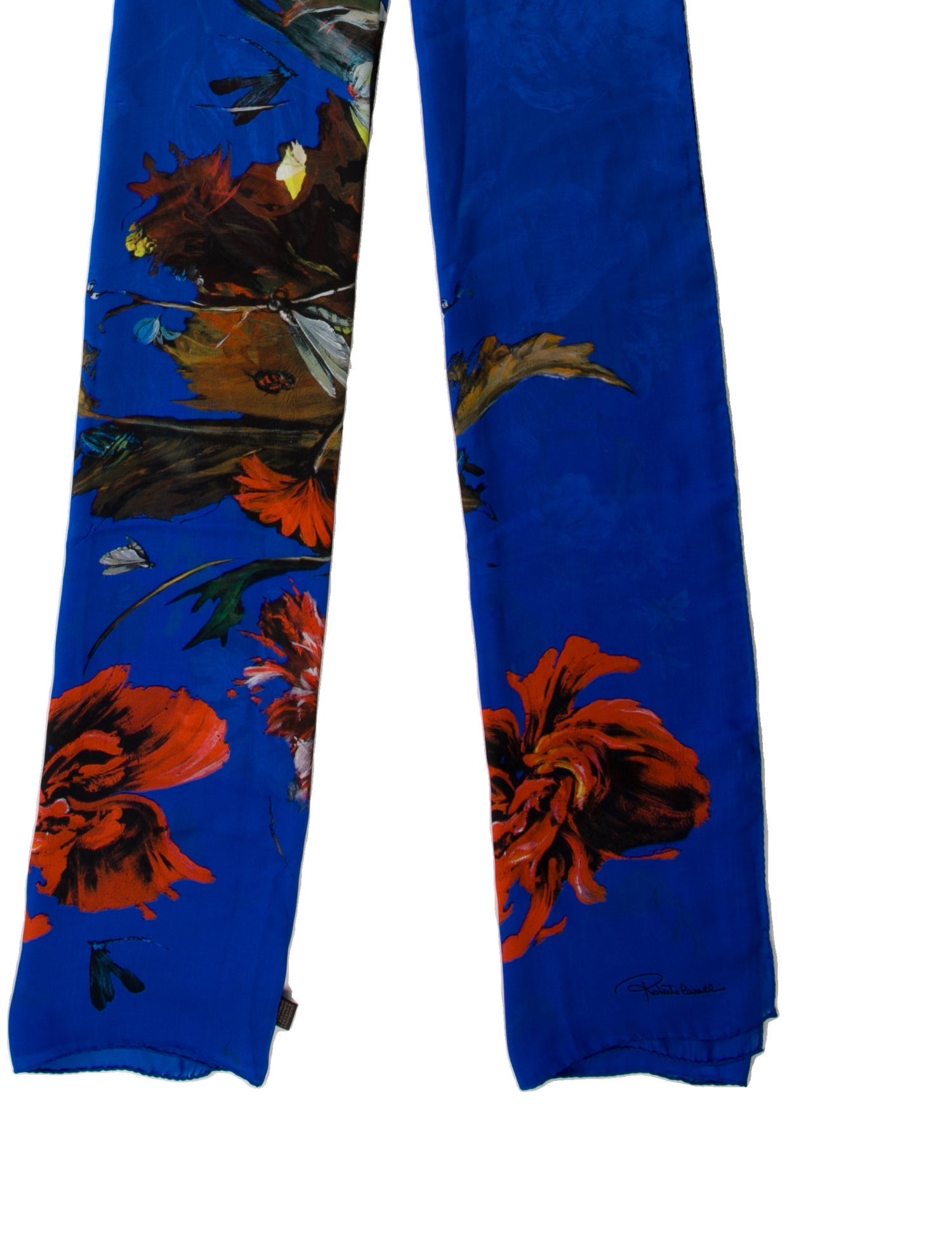 Roberto Cavalli Silk Printed Scarf