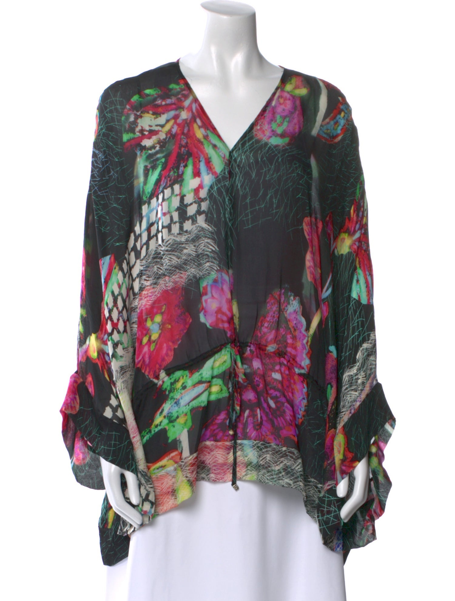 Roberto Cavalli Silk Printed Blouse