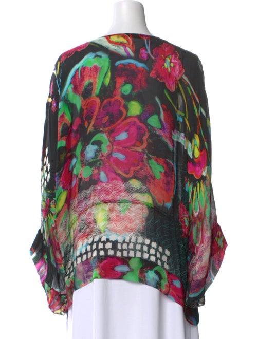 Roberto Cavalli Silk Printed Blouse