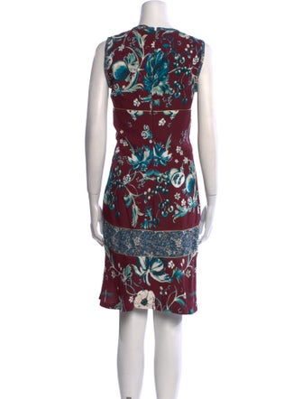 Roberto Cavalli Printed Knee-Length Dress