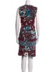 Roberto Cavalli Printed Knee-Length Dress