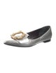 Roberto Cavalli Leather Ballet Flats