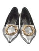 Roberto Cavalli Leather Ballet Flats