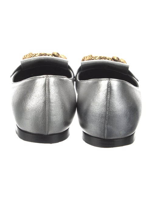 Roberto Cavalli Leather Ballet Flats