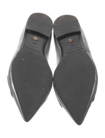 Roberto Cavalli Leather Ballet Flats