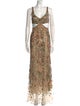 Roberto Cavalli Printed Long Dress
