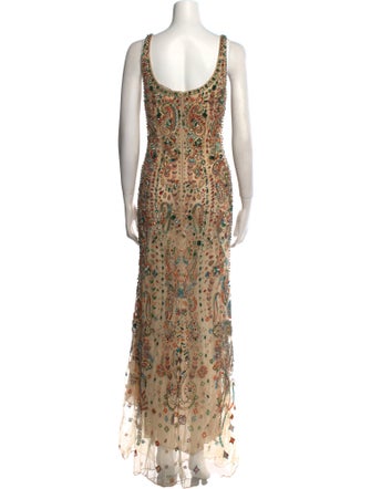 Roberto Cavalli Printed Long Dress