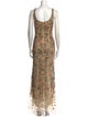 Roberto Cavalli Printed Long Dress