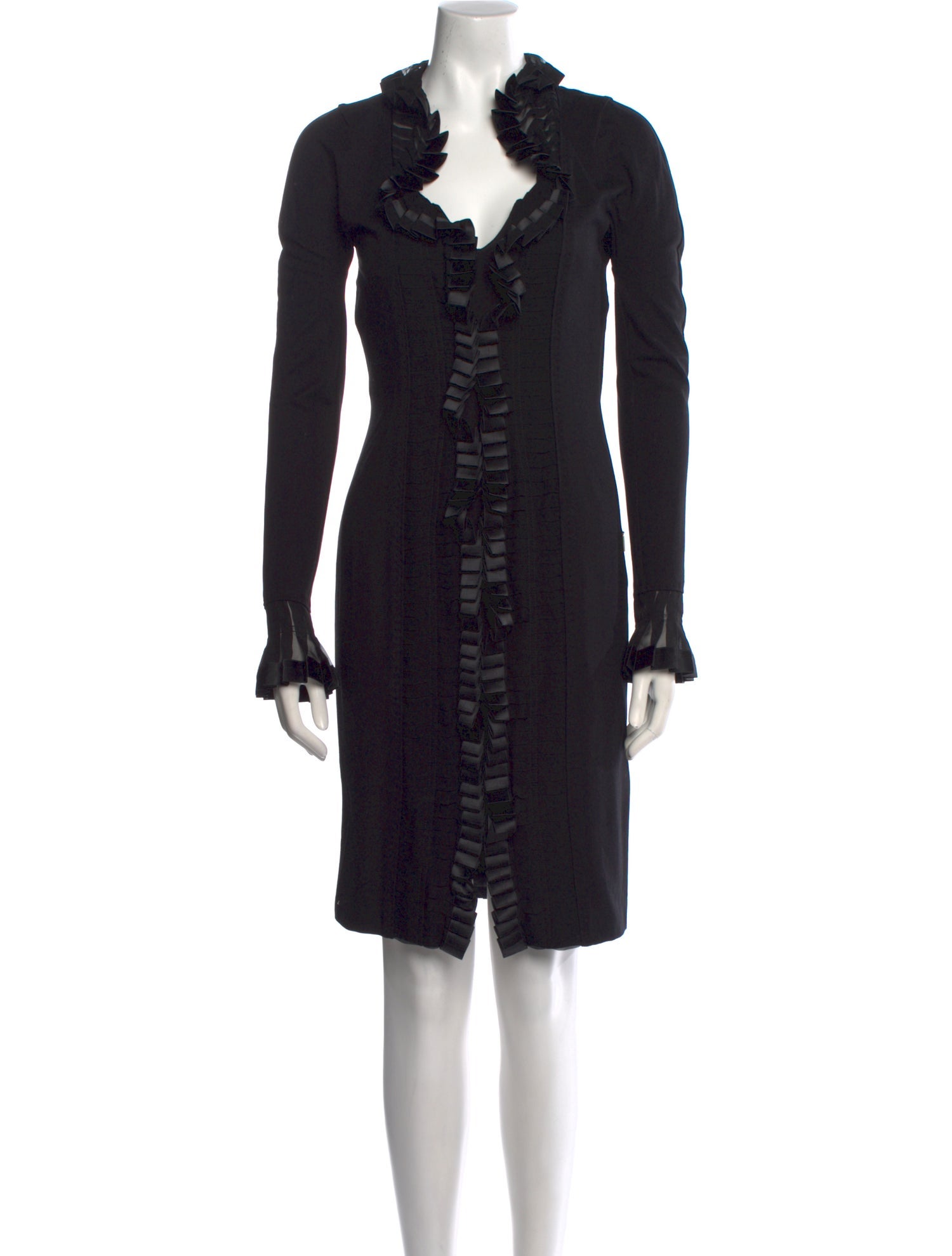 Roberto Cavalli V-Neck Mini Dress