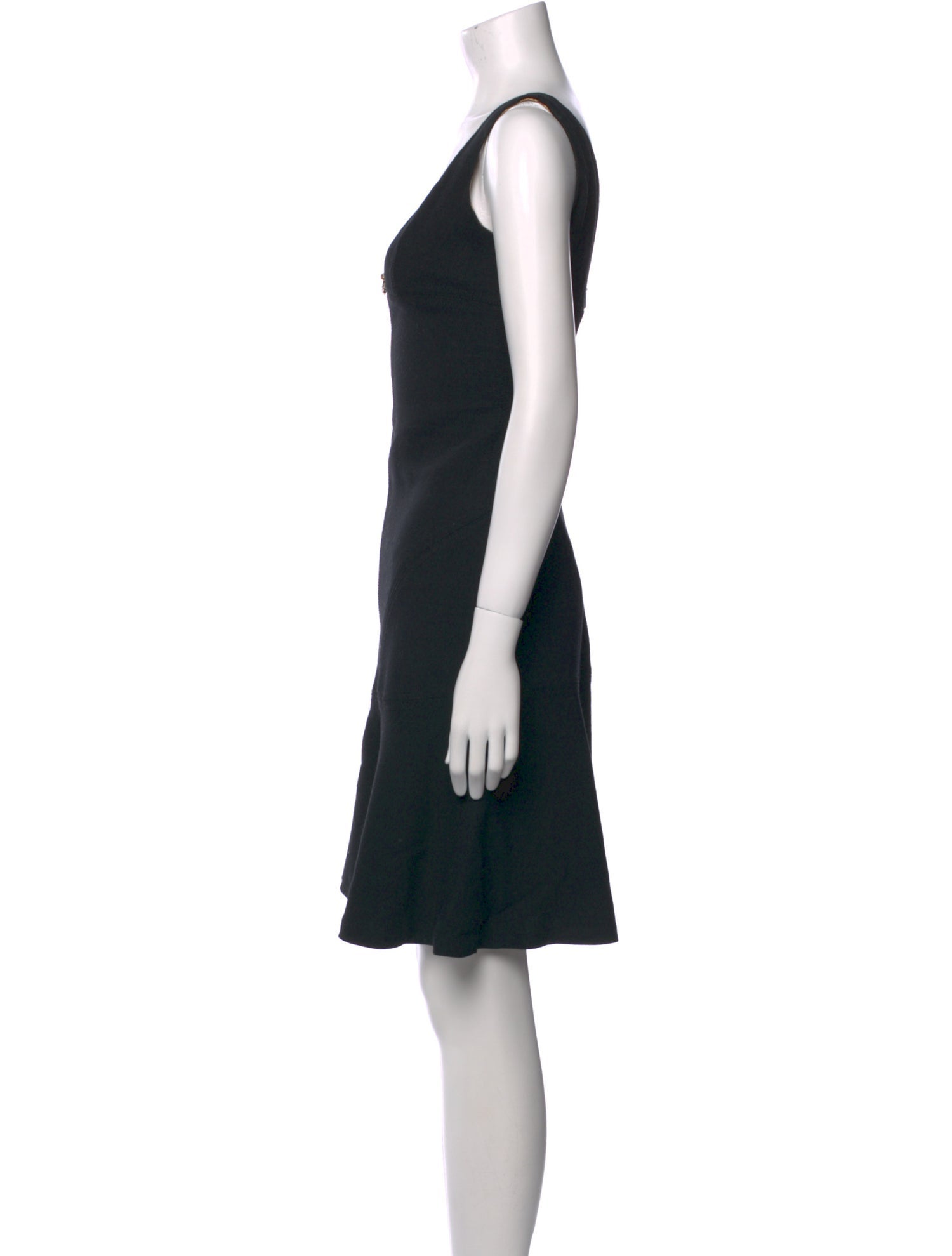 Roberto Cavalli V-Neck Mini Dress