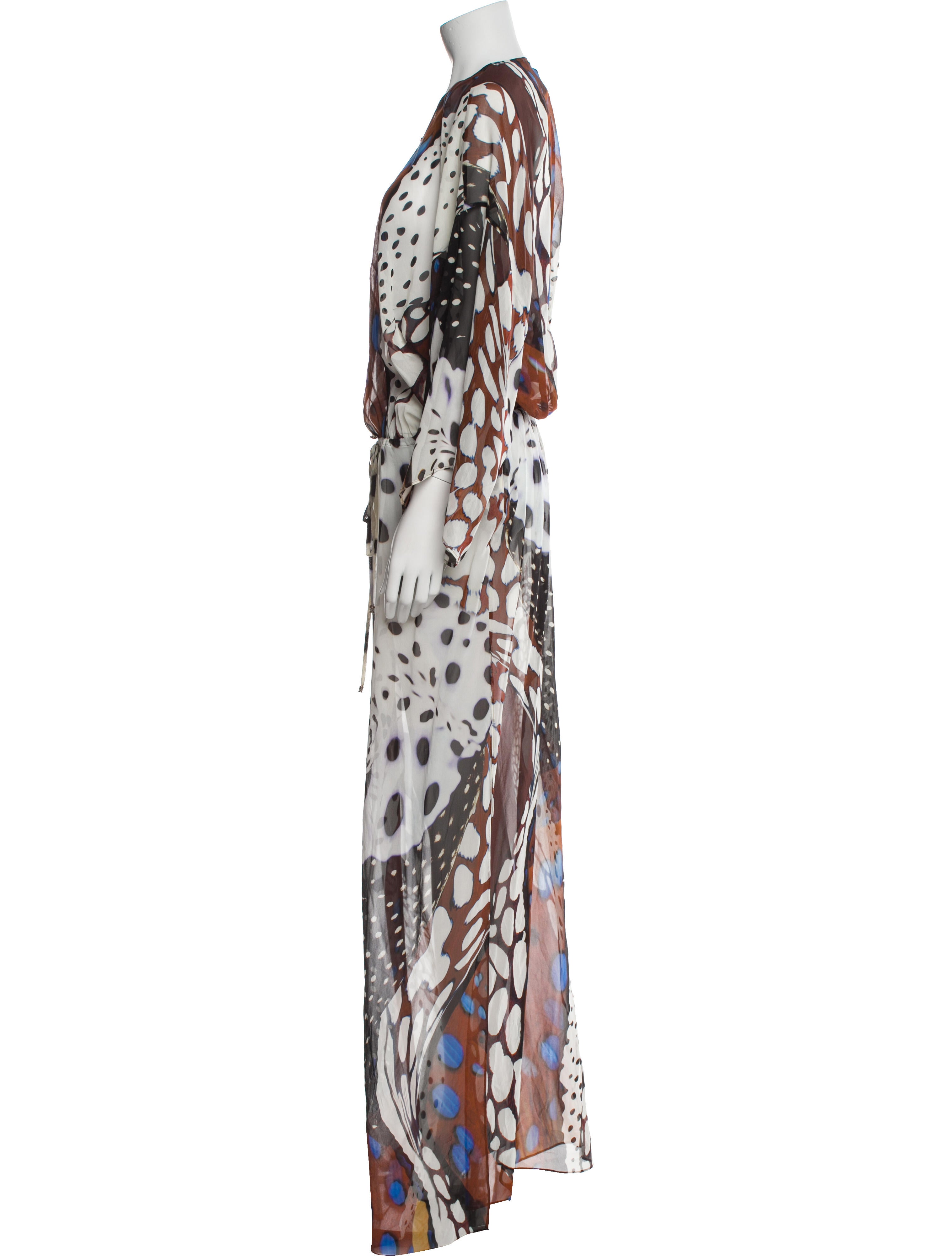 Roberto Cavalli Animal Print Long Dress