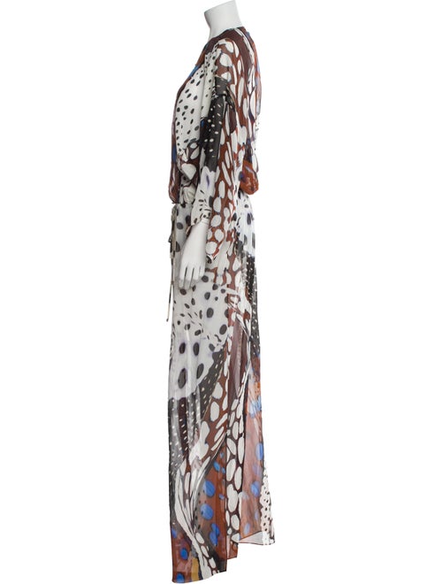 Roberto Cavalli Animal Print Long Dress