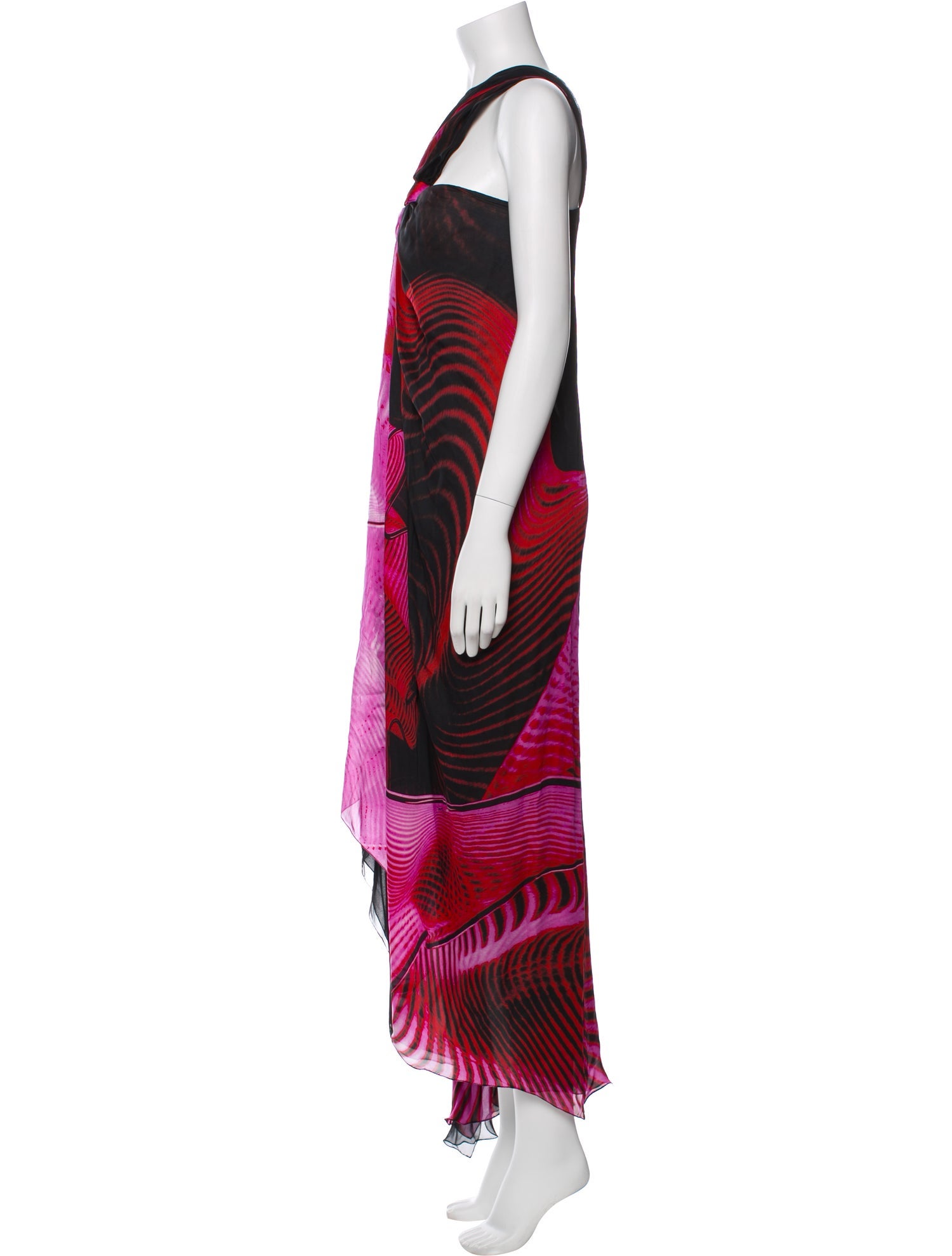 Roberto Cavalli Silk Long Dress