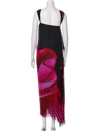 Roberto Cavalli Silk Long Dress
