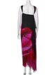 Roberto Cavalli Silk Long Dress