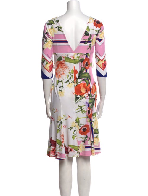 Roberto Cavalli Floral Print Knee-Length Dress