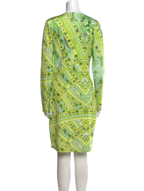 Roberto Cavalli Printed Knee-Length Dress