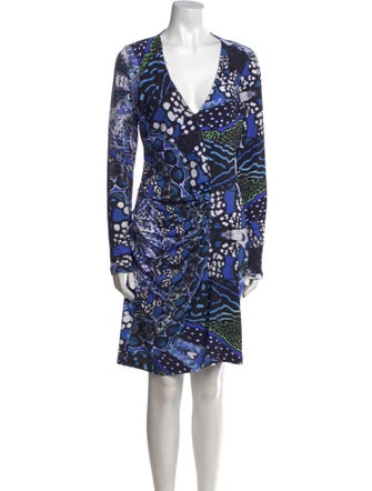 Roberto Cavalli Nylon Knee-Length Dress