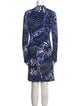 Roberto Cavalli Nylon Knee-Length Dress