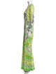 Roberto Cavalli Printed Long Dress
