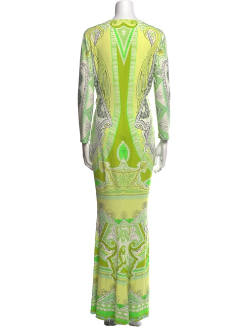 Roberto Cavalli Printed Long Dress